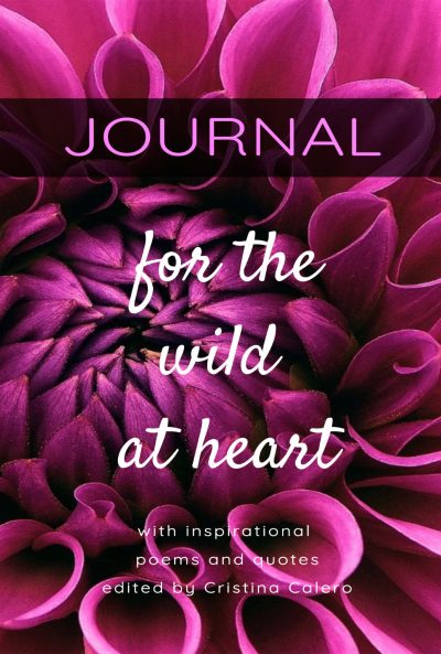 FOCUS mind + body JOURNAL for the wild at heart - dark Dahlia