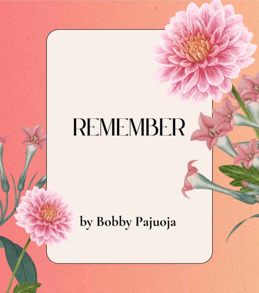 Remember by Bobby Pajuoja. FOCUS mind plus body SWOONERS. Cristina Calero