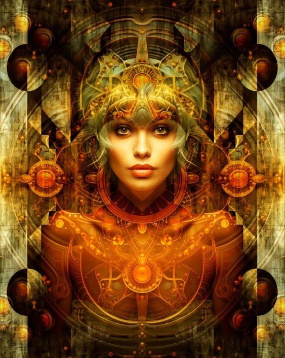 Wayne Höecherl - Sci Phone Art - Golden Giger